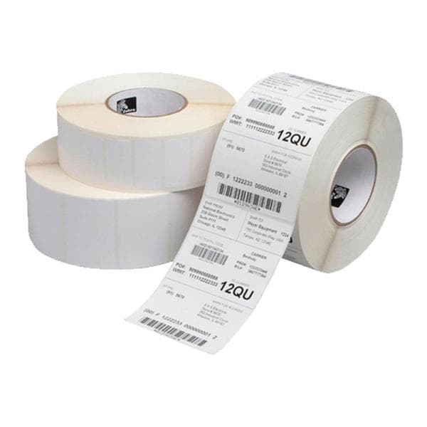 Rollo de Etiquetas Zebra Papel 4 Pulg X 4 Pulg Nucleo 1 Pulg Termica Directa Z-perform 200D 2000D 6 Rollos/Carton ZEB-10010033-CASE