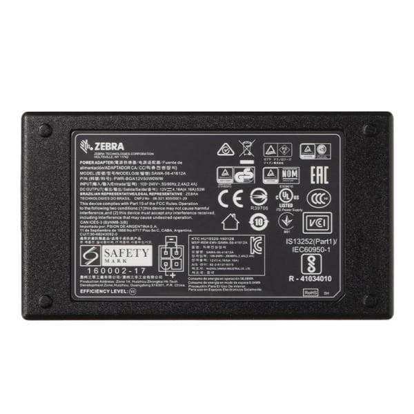 Adaptador de Poder Zebra 12V 50W PWR-BGA12V50W0WW