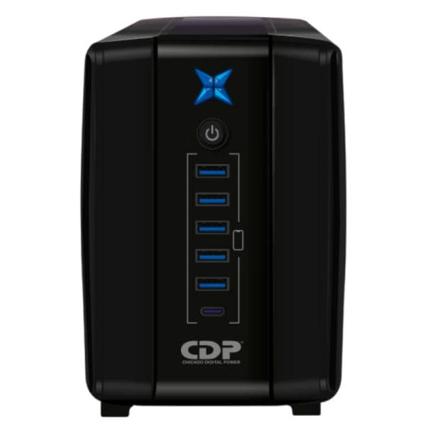 UPS Cdp R-UPR1008 1000VA 500W UPS Linea Interactiva 120VAC Avr 8 Tomas
