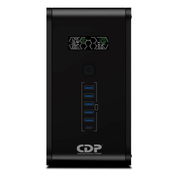 UPS Cdp R-SMART751 750VA 350W UPS Linea Interactiva 120VAC Avr 10 Tomas