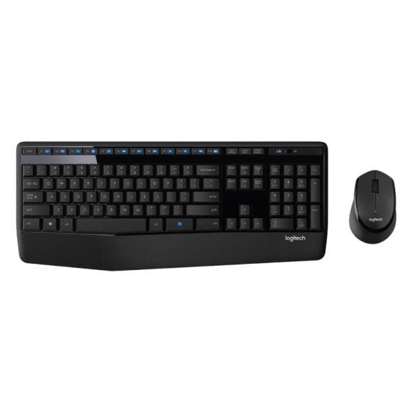 Teclado y Mouse Logitech MK345 Membrana Inalámbrico 2.4 GHZ con Receptor USB Español 920-007820
