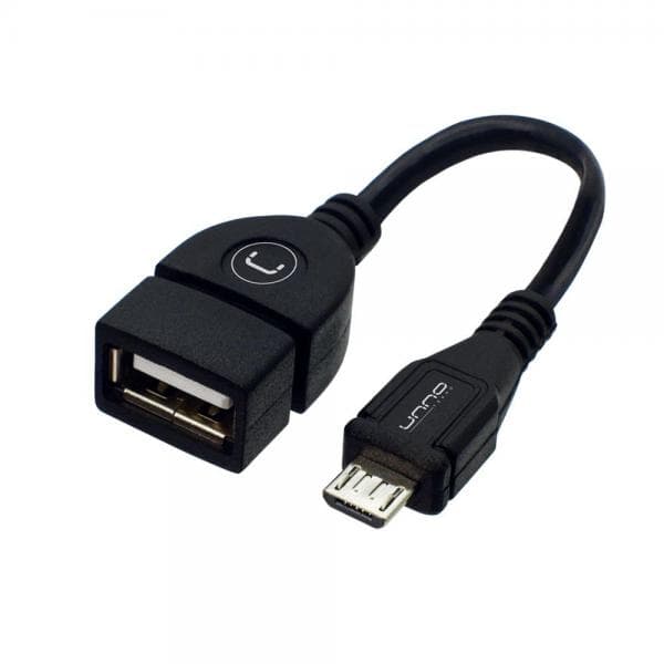 Adaptador Unno Tekno Micro USB OTG AD4201BK
