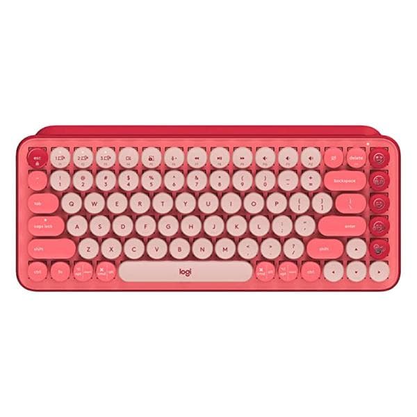 Teclado Logitech Pop Keys Mecánico Inalámbrico Bluetooth Español Switch Café 920-010715