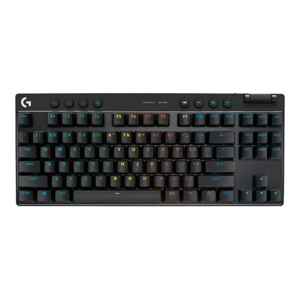 Teclado Gaming RGB Logitech G Pro X Tkl Mecánico Inalámbrico Inglés 920-012127