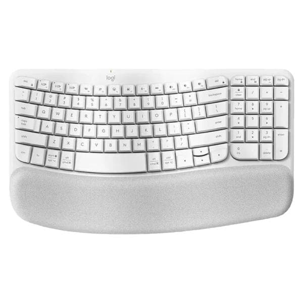 Teclado Logitech Ergo Wave Keys Membrana Inalámbrico Bluetooth Español 920-012279