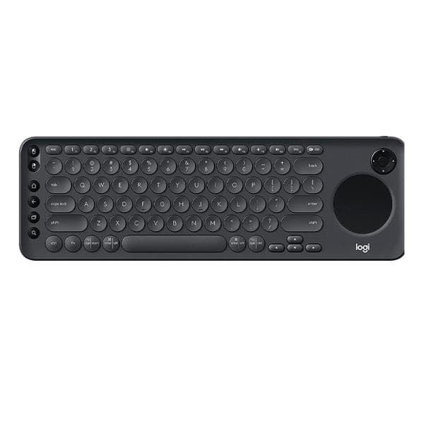 Teclado Logitech K600 Membrana Inalámbrico Bluetooth Inglés con Touchpad Integrado 920-008824