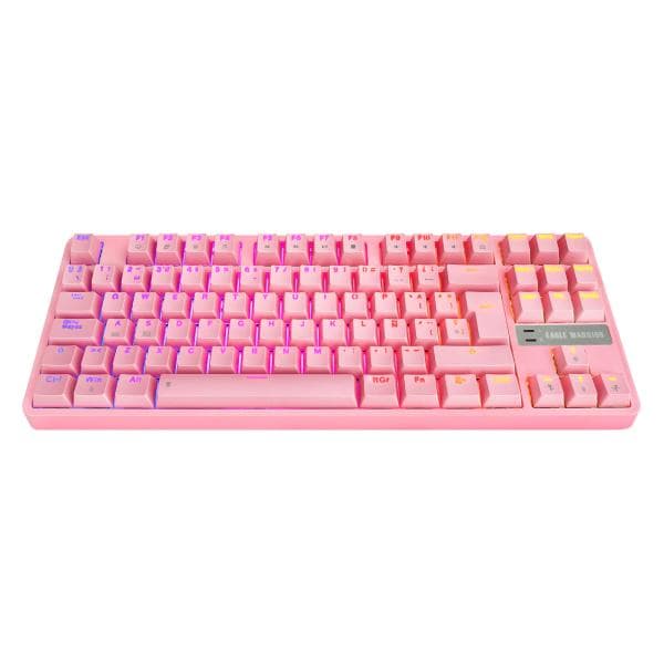 Teclado Gaming RGB Eagle Warrior KGY282U0001C Tkl Mecánico Alámbrico Español
