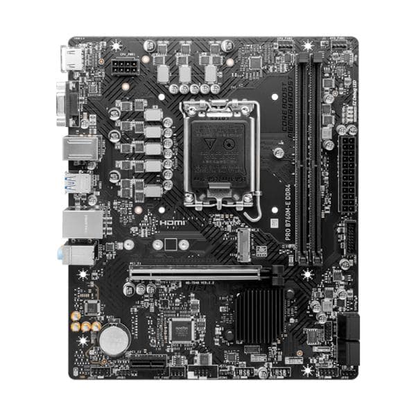 Tarjeta Madre MSI Pro B760M-E DDR4 Lga 1700 M-atx 911-7D48-049
