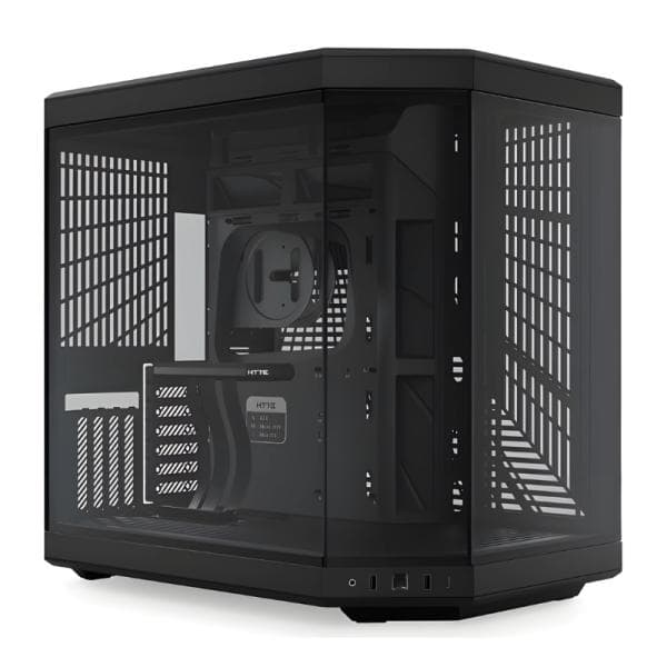 Case Gaming Hyte Y70 Mid Tower sin Ventilación Incluida con Vidrio Frontal y Lateral CS-HYTE-Y70-B
