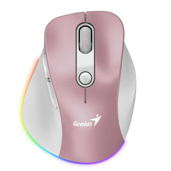Mouse Genius RGB RS2 Ergo 9000S Pro Inalámbrico con Receptor 2400 Dpi 31030039403