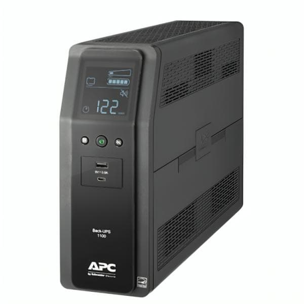 UPS Apc BR1100M2-LM 1100VA 600W UPS Linea Interactiva 120VAC Avr 10 Tomas LCD USB