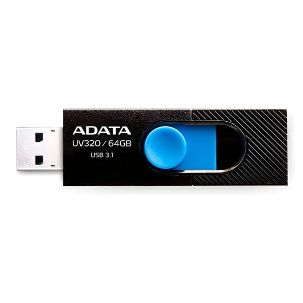 Memoria USB 64GB Adata UV320 Usb-a/Usb-c 3.2 Gen 1 AUV320-64G-RBKBL