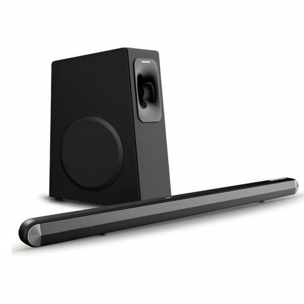 Barra de Sonido Moonki MX-SB140BT21 140W Bluetooth HDMI Arc Optical Aux Subwoofer Inalámbrico