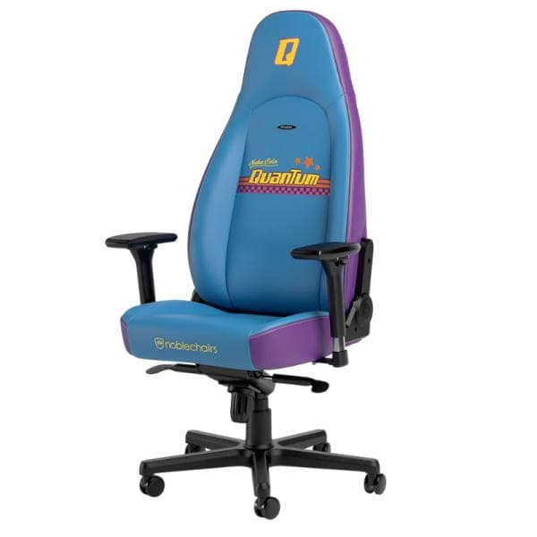 Silla Gaming Noblechairs Icon Edición Fallout Nuka-cola Quantum Cuero Sintético Nbl-icn-pu-ncq