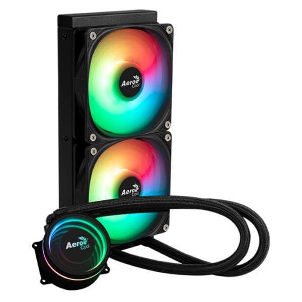 Enfriamiento Liquido RGB Aerocool Oasis L240 Bk AIO 240MM ACLA-OA24117.11