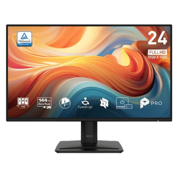 Monitor MSI Pro MP242 E14A 24 Pulg Plana FHD 1920X1080 144 HZ IPS Adaptive Sync HDMI 9S6-3PD1CT-014