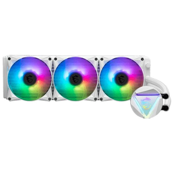 Enfriamiento Liquido RGB MSI Mag Coreliquid C360 V2 White AIO 360MM 306-7ZW2R37-813