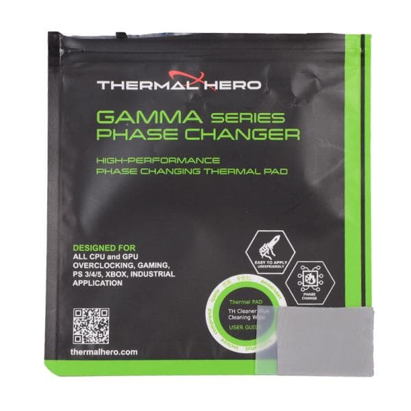 Parche Térmico Thermal Hero Fase Gamma 13W/M K 0.2MM Cpu/Gpu 40X40MM TH-710044