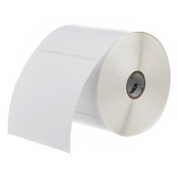 Rollo de Etiqueta Zebra Z-essentials 500D 4 Pulg X 2 Pulg Nucleo 1 Pulg 5 Pulg Od con Perforacion 1298 Etiquetas/Rollo 10043290