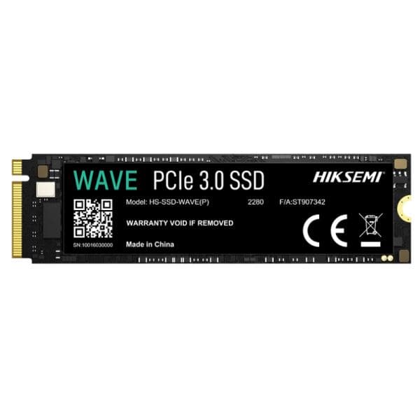 HD Interno Solido 512GB Hiksemi Wave(p) M.2 2280 PCIE GEN3 X4 2500MB/S/1025MB/S Hs-ssd-wave(p) 512G