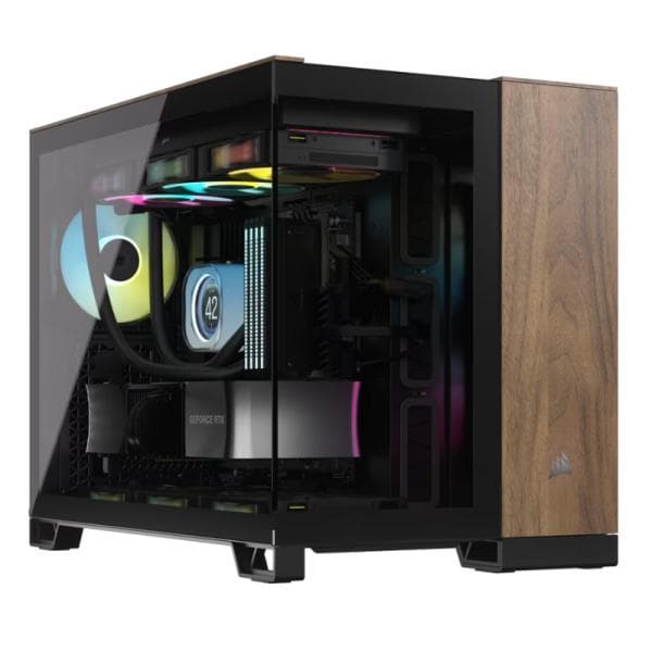 Case Corsair 2500X Mid Tower sin Ventilación Incluida con Vidrio Lateral y Malla Frontal CC-9011286-WW