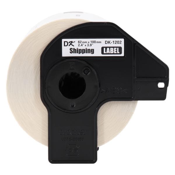 Rollo de Etiqueta Brother para Envíos DK1202 62MM X 100MM/300 Etiquetas Compatible con Impresoras Ql Papel Blanco con Texto Negro