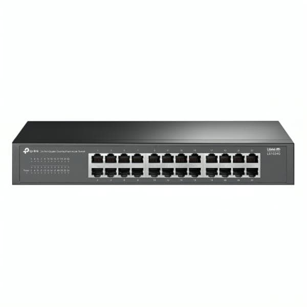 Switch Tp Link LS1024G 24 Puertos RJ45 + Gigabit 10/100/1000 Mbps No Administrable