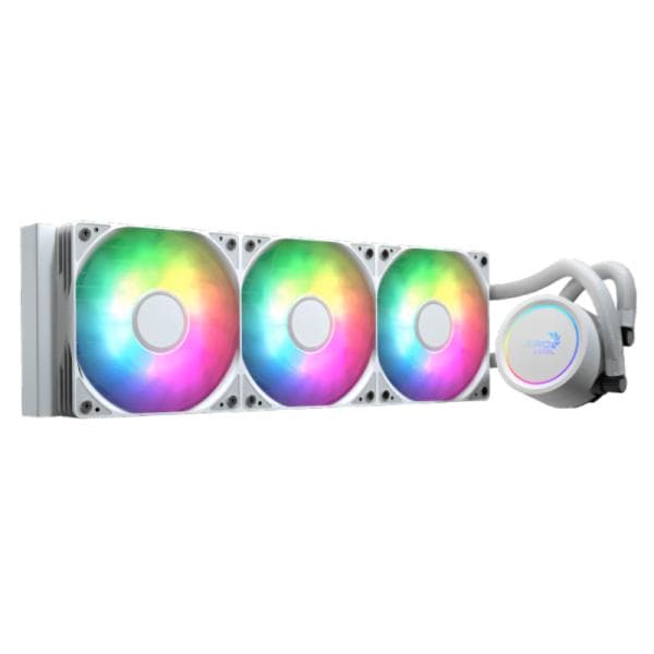 Enfriamiento Liquido RGB Aerocool Abyss L360R Wht AIO 360MM ACLA-AB36117.21
