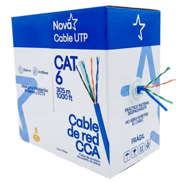 Cable Utp CAT6 Nova FAN60305001C 305M Pvc