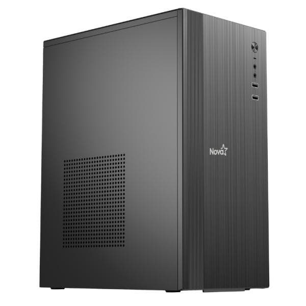 Case Nova MZ-585B sin Ventilación Incluida con Fuente de Poder 600W E010-170