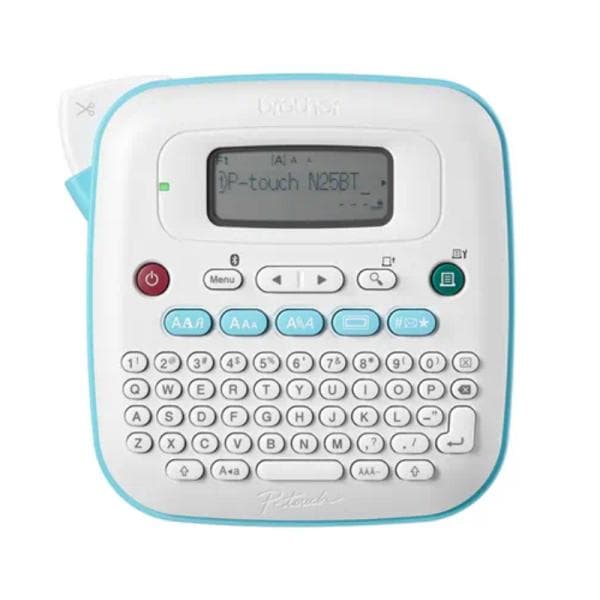 Impresora de Etiqueta Brother PTN25BT Portátil Compatible con P-touch Btag 12MM y con Teclado Qwerty