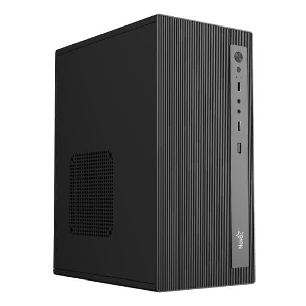 Case Nova CM01Z9RA001C Mini Tower sin Ventilación Incluida con Fuente de Poder 600W PE600RNF013C