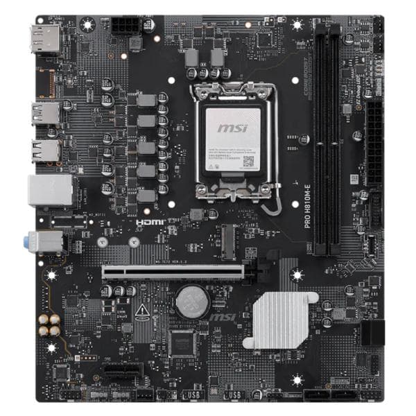 Tarjeta Madre MSI Pro H810M-E Lga 1851 Matx DDR5 911-7E72-002