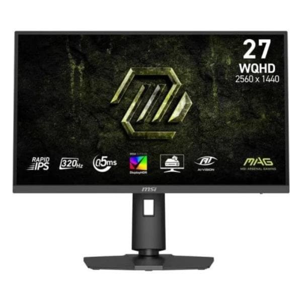 Monitor Gaming MSI Mag 274QPF X32 27 Pulg Plana 2560 X 1440 320HZ 9S6-3CE49H-076