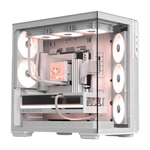 Case RGB Formula V Crystal Z7 Pa Mid Tower 5 X 120MM Panel Frontal de Acero y Plástico/Panel Lateral de Vidrio sin Fuente de Poder 4711401666653