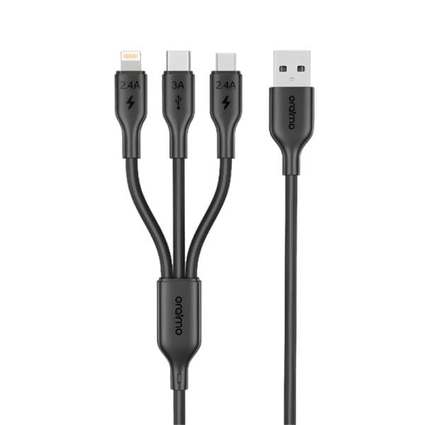 Cable Usb-a a Usb-c/Lightning/Micro-usb Oraimo Duraline 4 480 Mbps 1.2 M OCD-118MCL