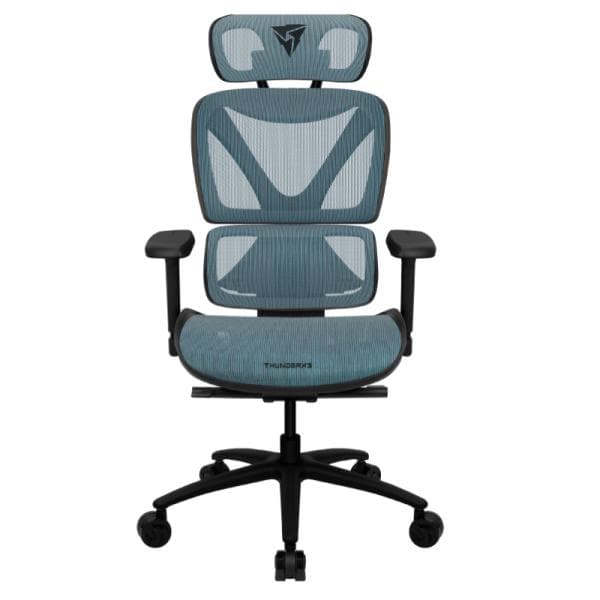 Silla de Oficina Ergonómica THUNDERX3 Xtc Chroma Malla de Cuero Sintético Transpirable TEGC-3073101.B1
