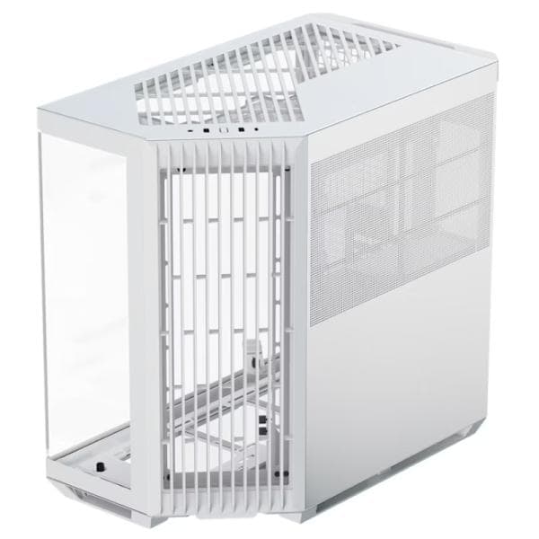 Case Apnx V1-WT-V1 Mid Tower sin Ventilación Incluida con Vidrio Lateral y Malla Frontal Angulada APCM-VI01003.21