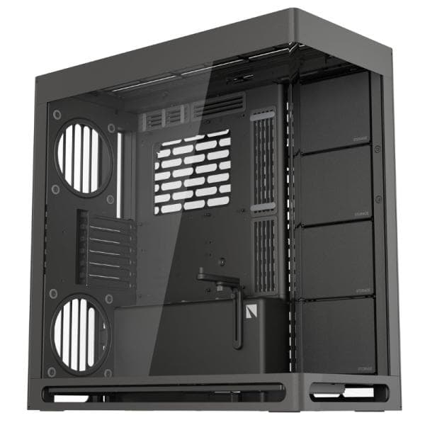 Case Gaming Havn Hs 420 Mid Tower sin Ventilación Incluida con Vidrio Panorámico Frontal y Lateral HVN-CA-HS420-06