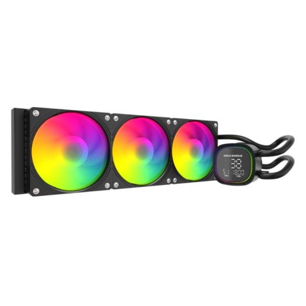 Enfriamiento Liquido RGB Eagle Warrior Frostbite HL360 FCFWT392001C AIO 3X120MM 4 Pin Pwm LGA115X/1700
