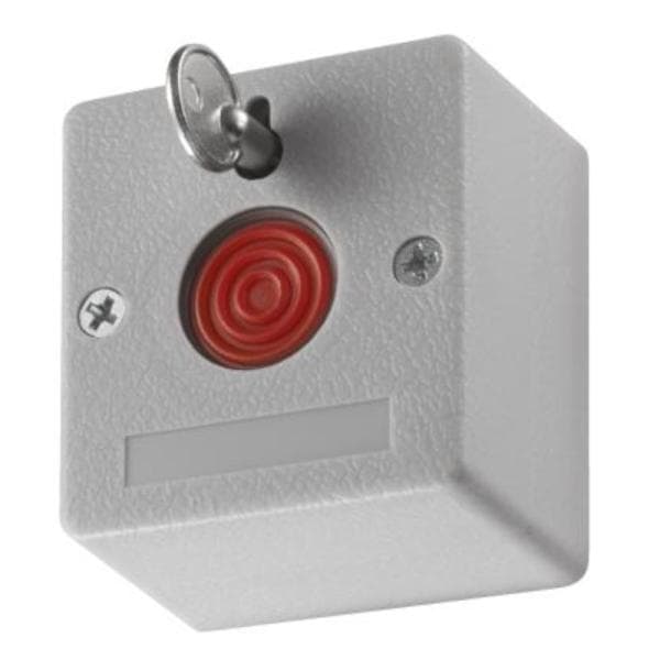 Boton de Emergencia Hikvision Ds-pd1-eb(o-std) Cableado Activacion de Emergencia Contacto Seco 250VDC/300MA/ABS Retardante a la Llama 302400982