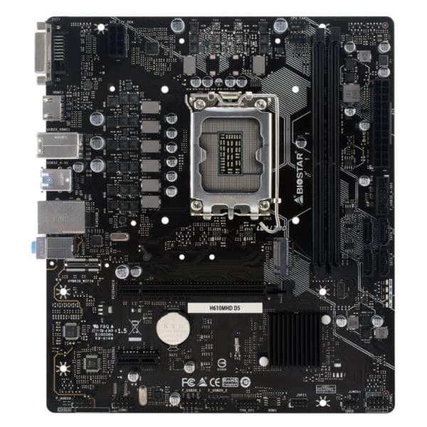 Tarjeta Madre Biostar H610MHD D5 LGA1700 Micro ATX DDR5