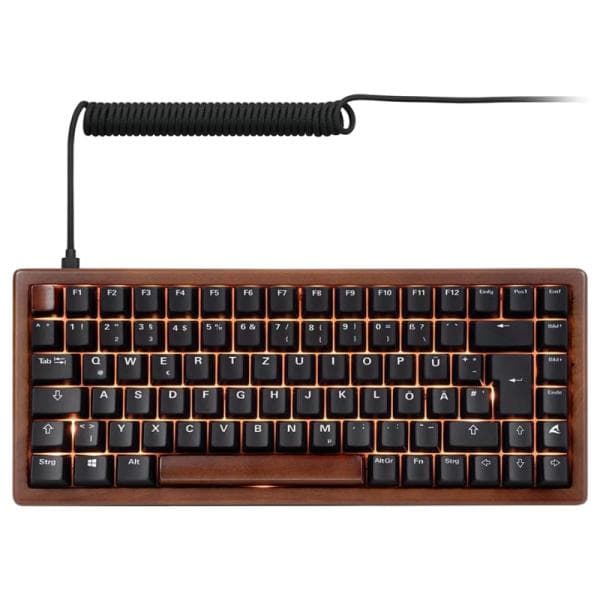 Teclado Gaming RGB Sharkoon Skiller SGK50 S3 Wood Pbt Mecánico Alámbrico USB Español 4044951042715