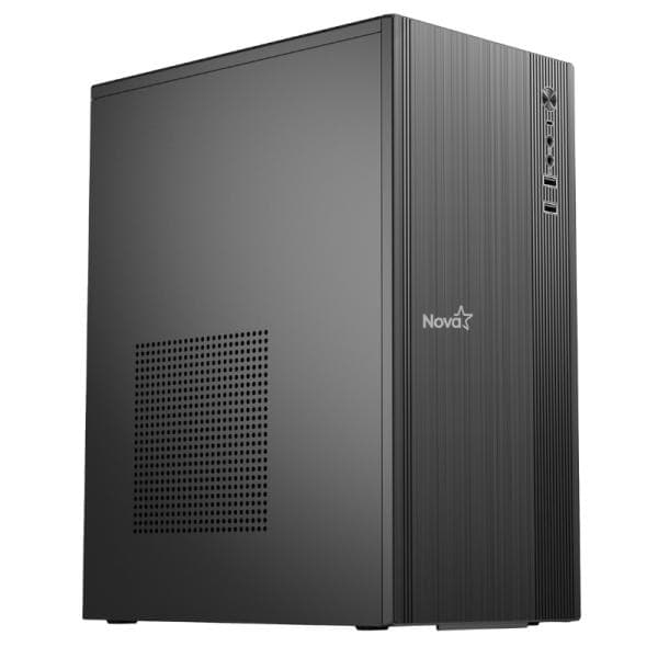 Case Nova MZ-550B sin Ventilación Incluida con Fuente de Poder 600W E010-168