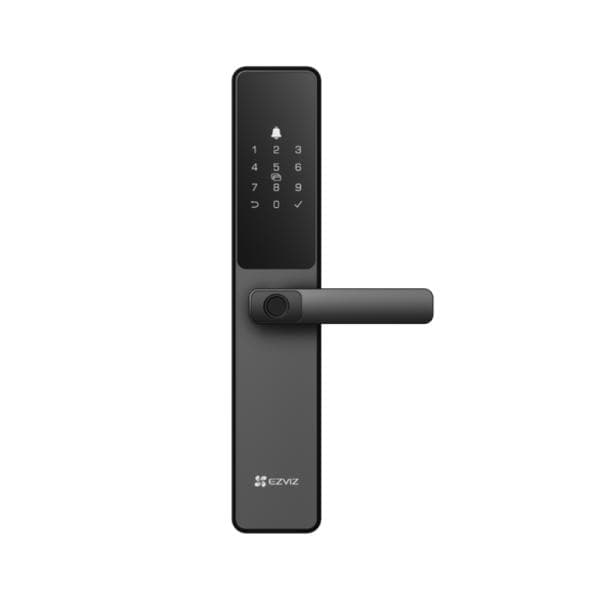 Cerradura Inteligente Biométrica Ezviz CS-DL05-R101-WBCP-GR Huella Dactilar Código Tarjeta Llave Bluetooth y Desbloqueo Remoto WIFI Bluetooth IP65 310500643