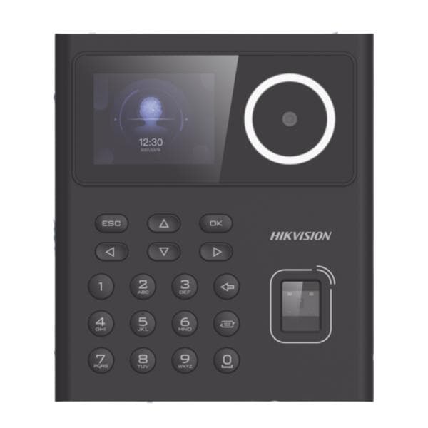 Control de Acceso Facial Hikvision Ds-k1t320mfwx-b(o-std)/S Teclado Numérico Lector de Huella Cámara 2 Mp Ethernet/Wifi 2.4 GHZ 302923170